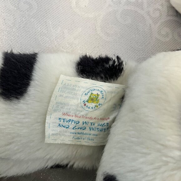 Build-A-Bear Plush Cow Black & White No Sound - Picture 3 of 5